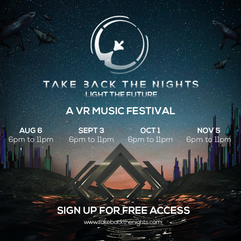Take Back The Nights - Light the Future - Virtual Metaverse Music Festival by Rawspark