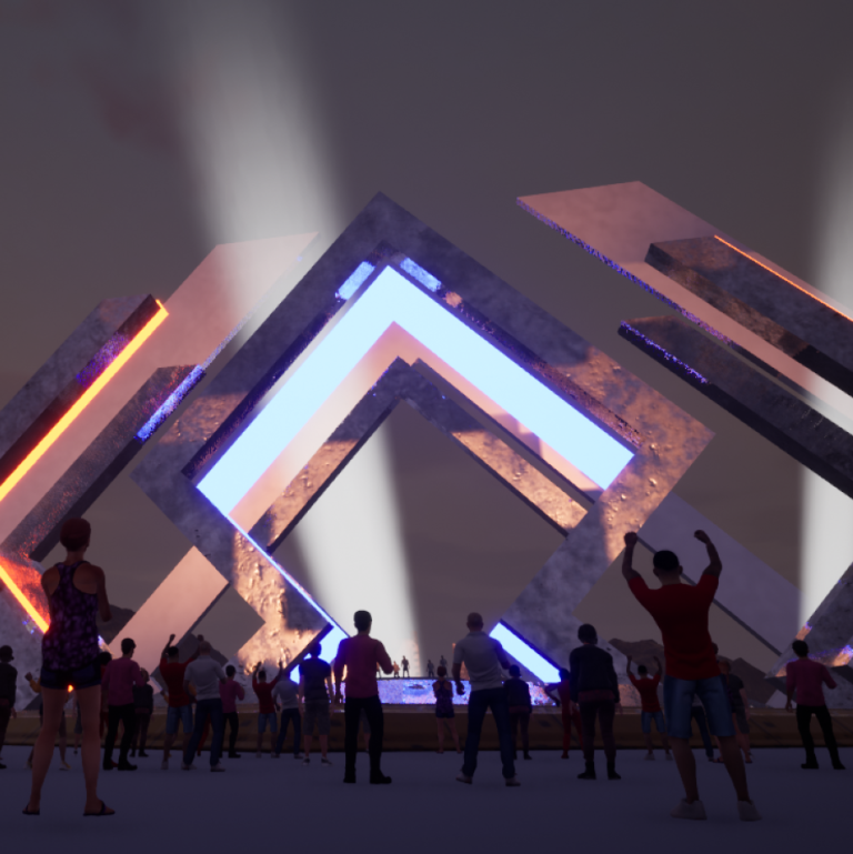 Take Back The Nights - Light the Future - Virtual Metaverse Music Festival by Rawspark